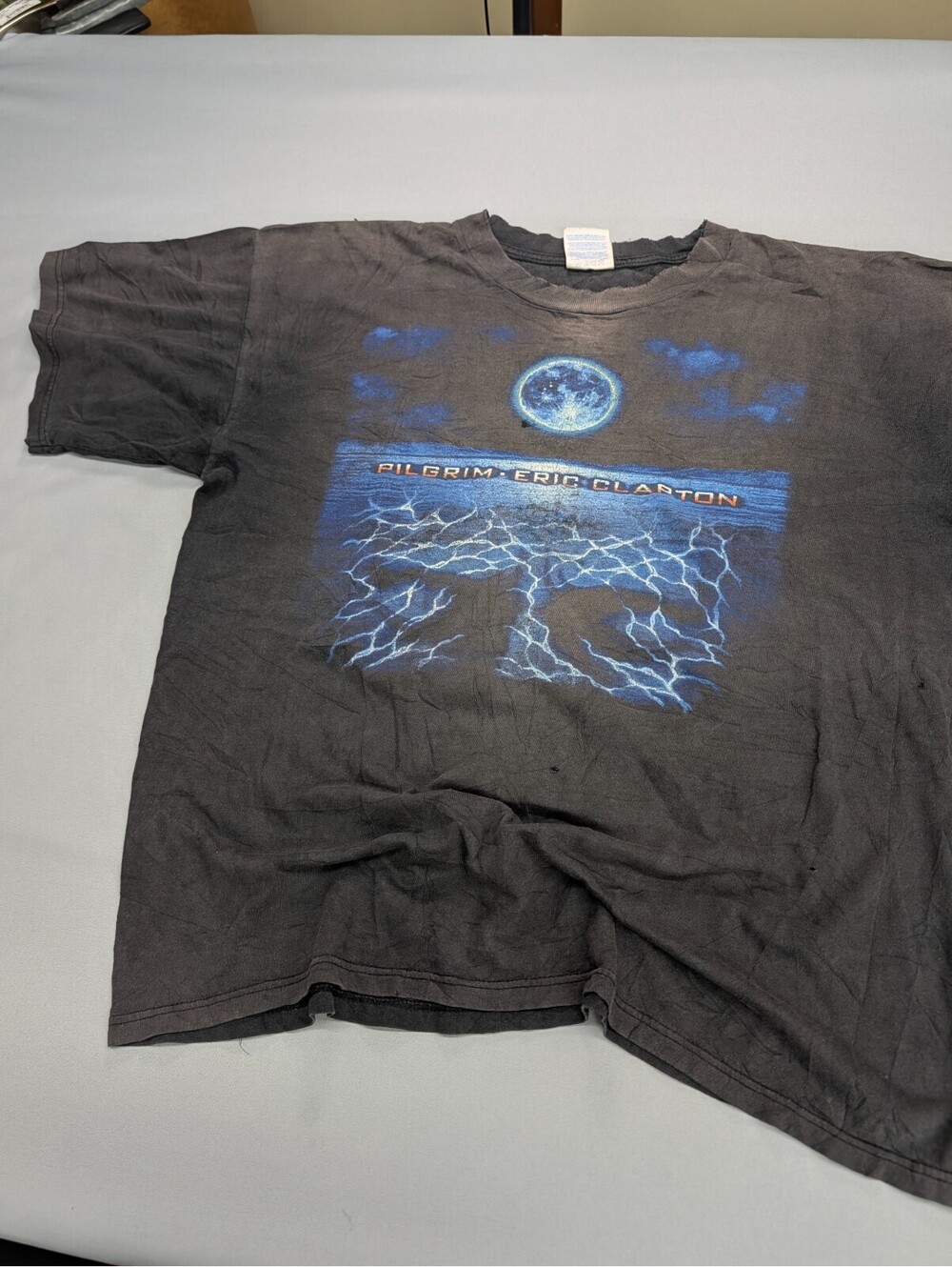 Eric Clapton Pilgrim 1998 World Tour T Shirt Black XL Gildan